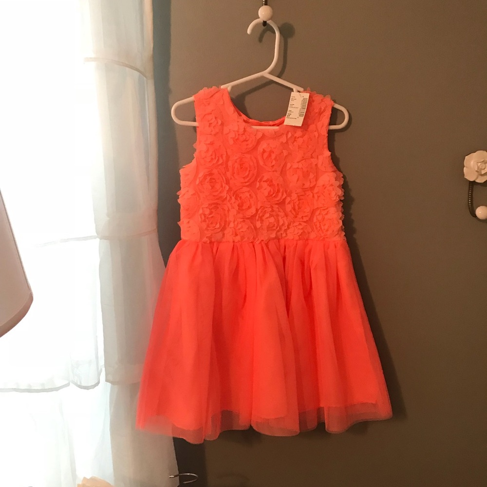 Neon Orange Children’s Place Dress